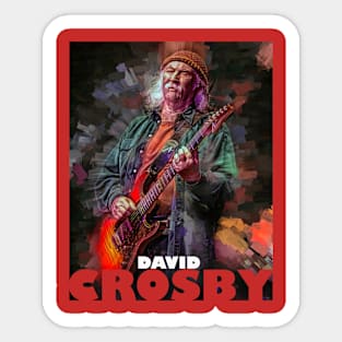 David Crosby Sticker